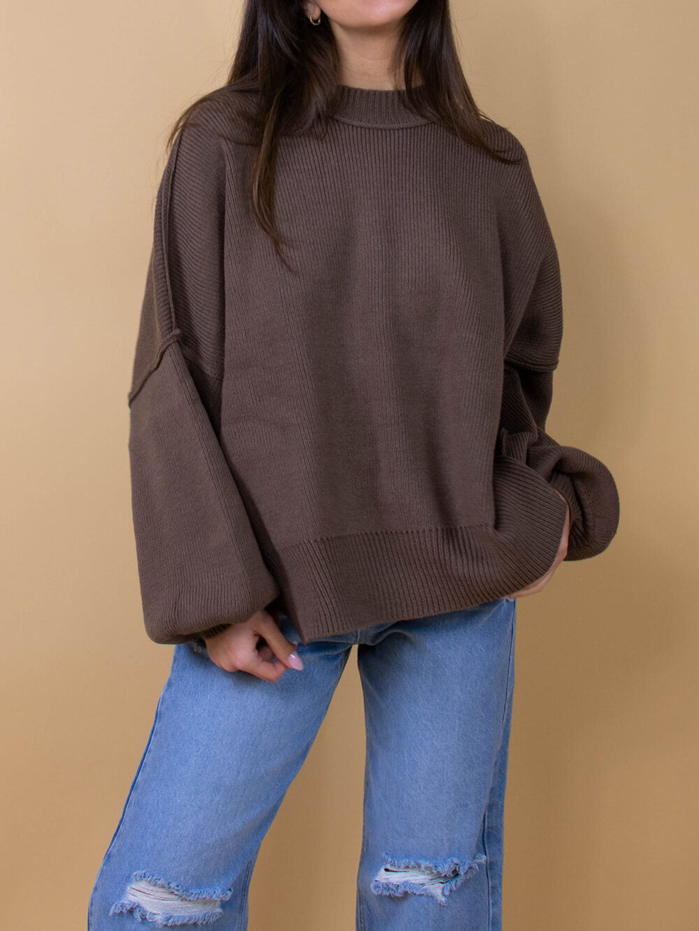 Rose | Sweater in Brown