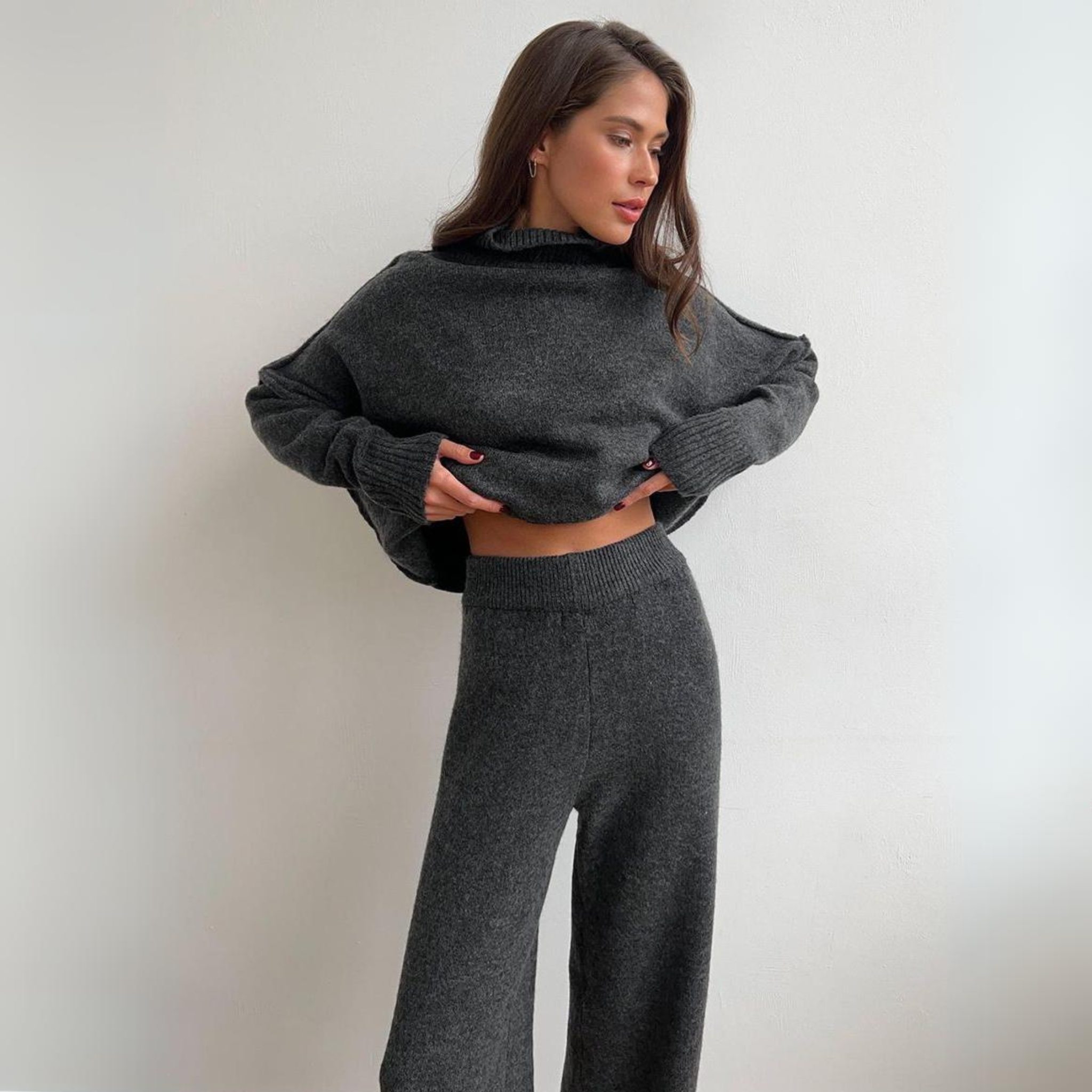 ( 2+1 FREE ) Rose™ | Lily Turtleneck Knit Set