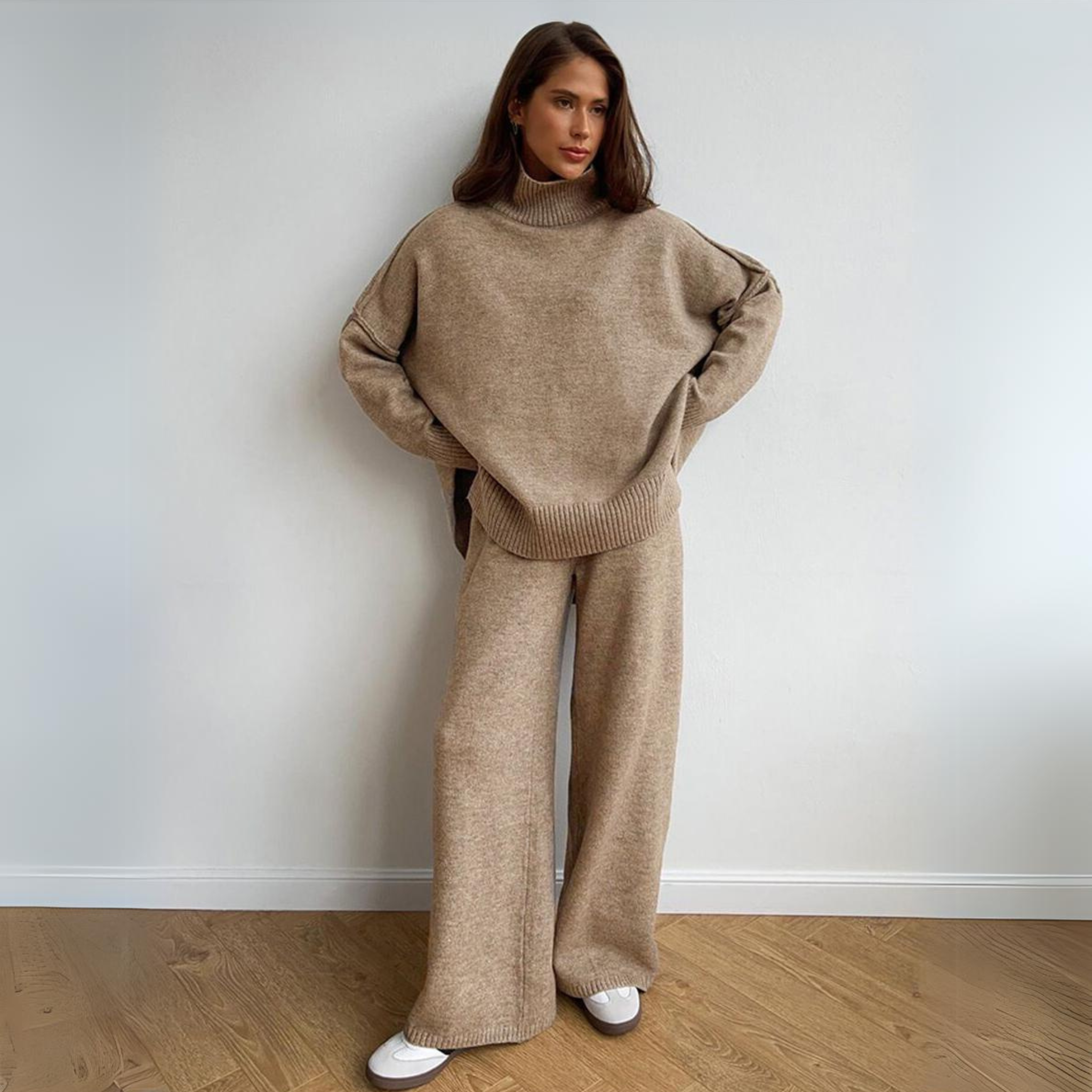 ( 2+1 FREE ) Rose™ | Lily Turtleneck Knit Set