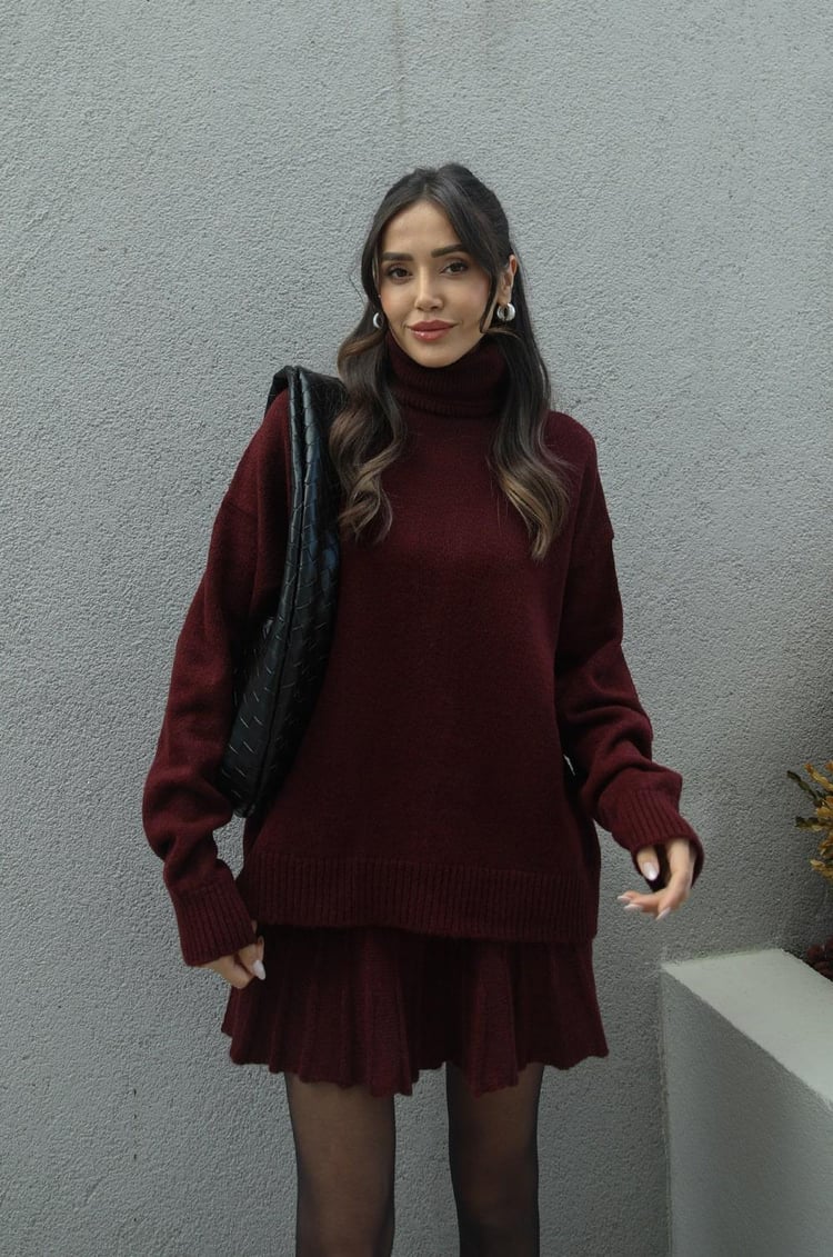 ( 2+1 FREE ) Rose™ | Emily Turtleneck Knit Set