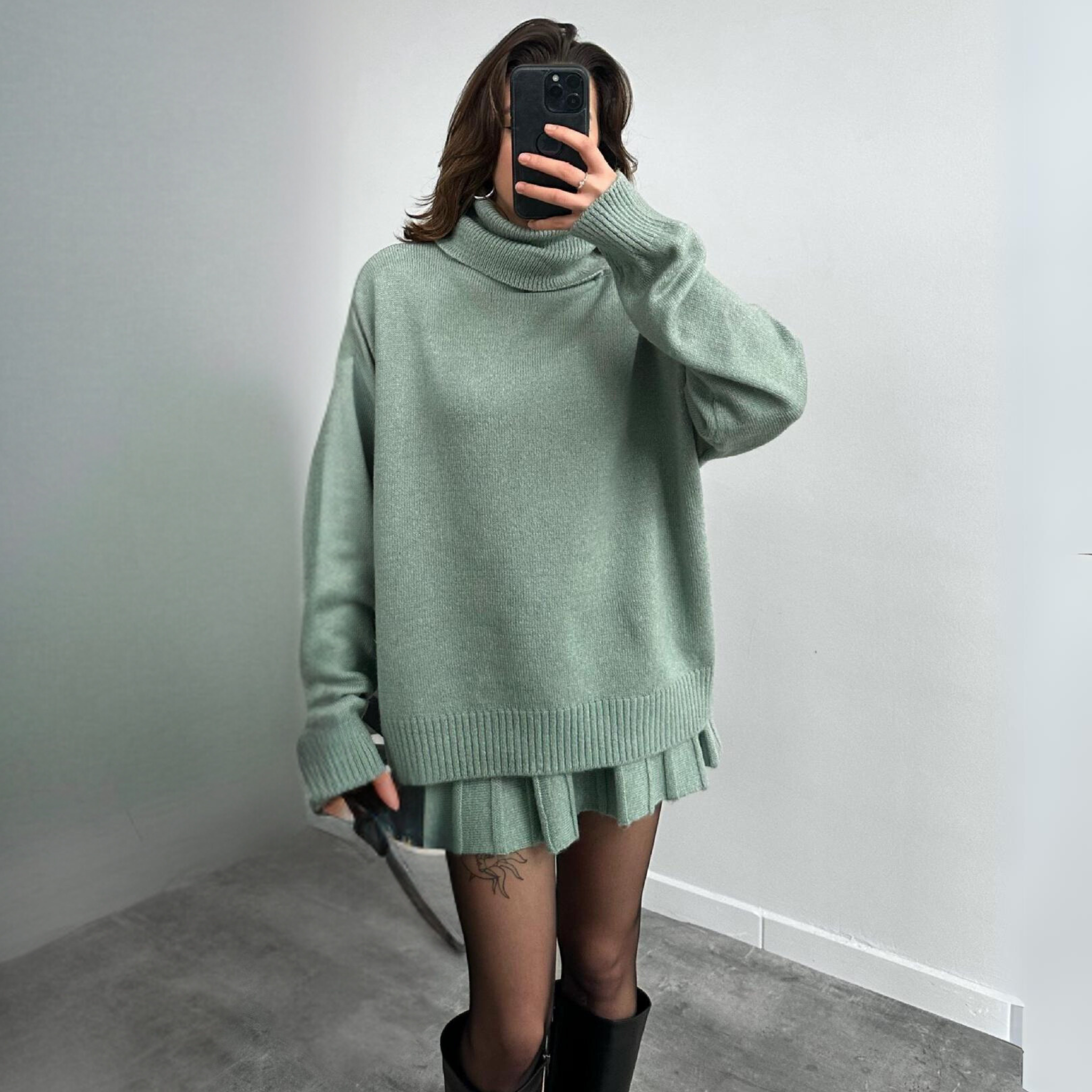 ( 2+1 FREE ) Rose™ | Emily Turtleneck Knit Set